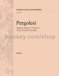 Septem verba a Christo in cruce moriente prolata - violin 2 part