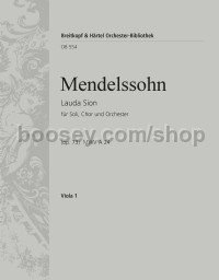 Lauda Sion, Op. 73 - viola 1 part