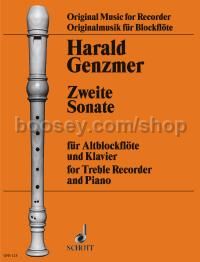 Sonata No. 2 GeWV 235 - treble recorder & piano