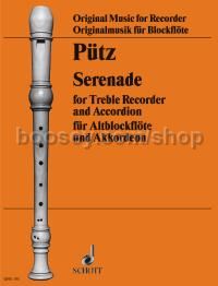 Serenade - treble recorder & accordion