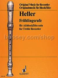 Frühlingsrufe - Alto recorder