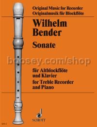 Sonata - treble recorder & piano