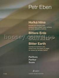 Bitter Earth - baritone, mixed choir & piano or organ (score)