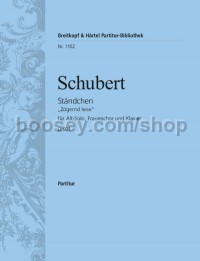 Ständchen D 921 [Op. post. 135] - Alto & SSAA (full score)