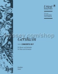 Concerto In F for Piano & Orchestra (Full Score)