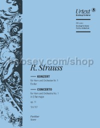 Horn Concerto No. 1 in E flat major Op. 11 TrV 117 (Score)