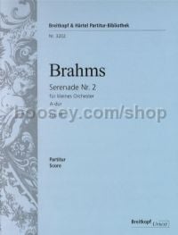 Serenade No. 2 in A major Op. 16 (full score)