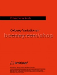 Oxberg-Variationen - orchestra (study score)