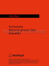 Sinfonische Metamorphosen über Gesualdo - orchestra (study score)