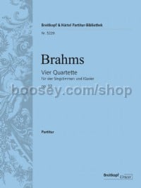 4 Quartets Op. 92 (score)