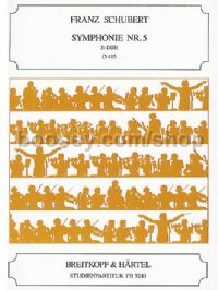 Symphony No. 5 in B-flat major D 485 (study score)