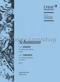 Violin Concerto in D minor Woo1 (study score)