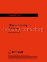 Debussy - 5 Preludes - orchestra (study score)