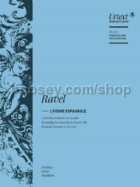 Ravel L'heure Espagnole (Full Score)