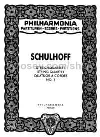 String Quartet No. 1 (Philharmonia Pocket Scores)