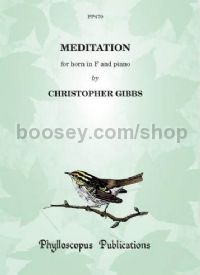 Meditation for Horn In F with Piano.