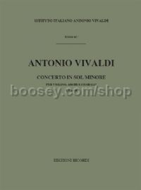 Concerto in G Minor, RV 332 (Violin & Orchestra)