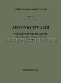 Concerto in G Major, RV 300 (Violin & Orchestra)