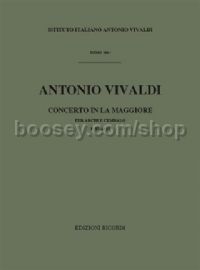 Concerto for Strings & Basso Continuo in A Major, RV 160 (String Orchestra)