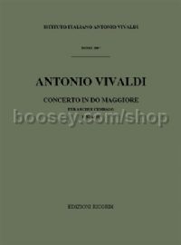 Concerto for Strings & Basso Continuo in C Major, RV 110 (String Orchestra)