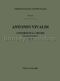 Concerto for Strings & Basso Continuo in A Minor, RV 161 (String Orchestra)