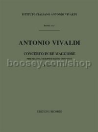 Concerto in D Major, RV 84 (Flute, Violin & Basso Continuo)