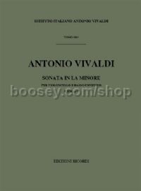 Sonata in A Minor, RV 44 (Violoncello & Basso Continuo)