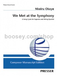 We Met at the Symphony (Piano Score)