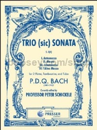 Trio (Sic) Sonata (2 flutes, tambourine and tuba)