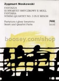 Fantasia: String Quartet No. 3 in E minor (score & parts)
