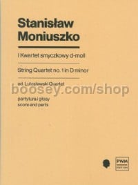 String Quartet No.1 D minor (Score & Parts)