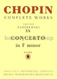 Complete Works, vol. 20: Concerto in F minor