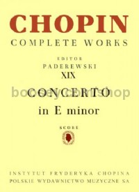 Complete Works, vol. 19: Concerto in E minor