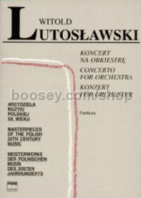 Concerto for Orchestra (score)