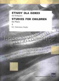 Studies for Children for Piano, book 1