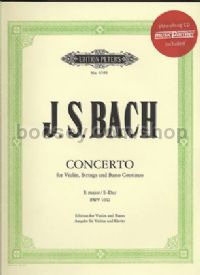 Violin Concerto in E Major BWV 1042 (with CD)