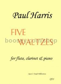 Five Waltzes for flute, clarinet & piano