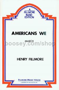 Americans We: March (conductor score and parts)