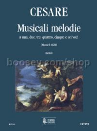 Musicali Melodie a 1, 2, 3, 4, 5 e 6 voci (score)