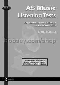 OCR AS Music Listening Tests (4th Edition) (Supplement)