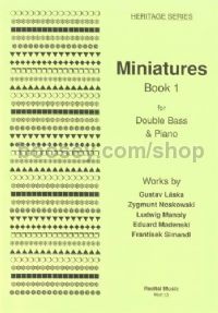 Miniatures, Book 1 for double bass & piano