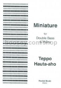 Miniature for double bass & piano