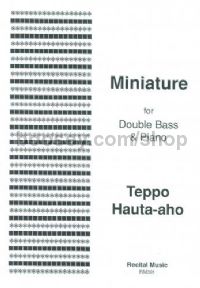 Miniature for double bass & piano