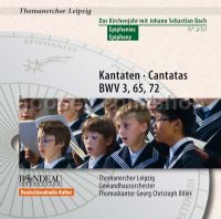 Cantatas BWV 3, 65 & 72 (Rondeau Production Audio CD)
