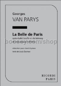 La Belle De Paris (Mixed Voices & Piano)