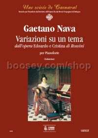 Variations on a theme from Rossini’s “Edoardo e Cristina” for Piano