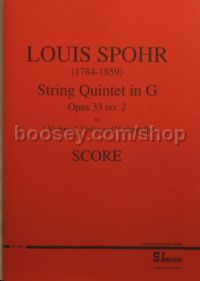 Quintet Op. 33 No.2 Score