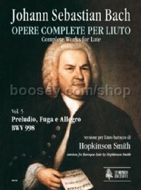 Prelude, Fugue & Allegro BWV 998 for Baroque Lute