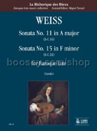 Sonata No. 11 in A Major (S-C 16) - Sonata No. 15 in F Minor (S-C 21) for Baroque Lute