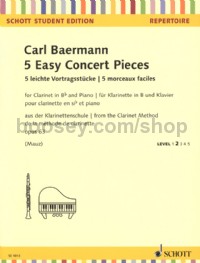 5 Easy Concert Pieces (Clarinet & Piano)